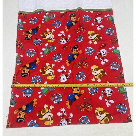 Kids Paw Patrol Handmade Standard Pillow Case SET of 2! Red & Blue -Chase Rubble - Picture 3 of 11